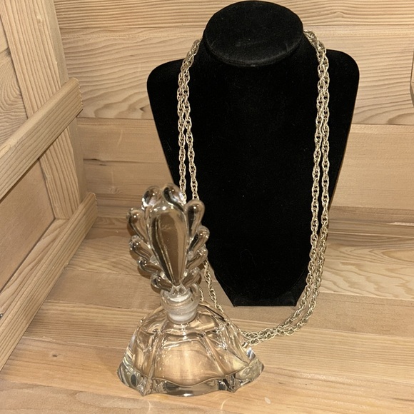 Irving W Rice & co Other - US zone Germany glass perfume bottle with necklace